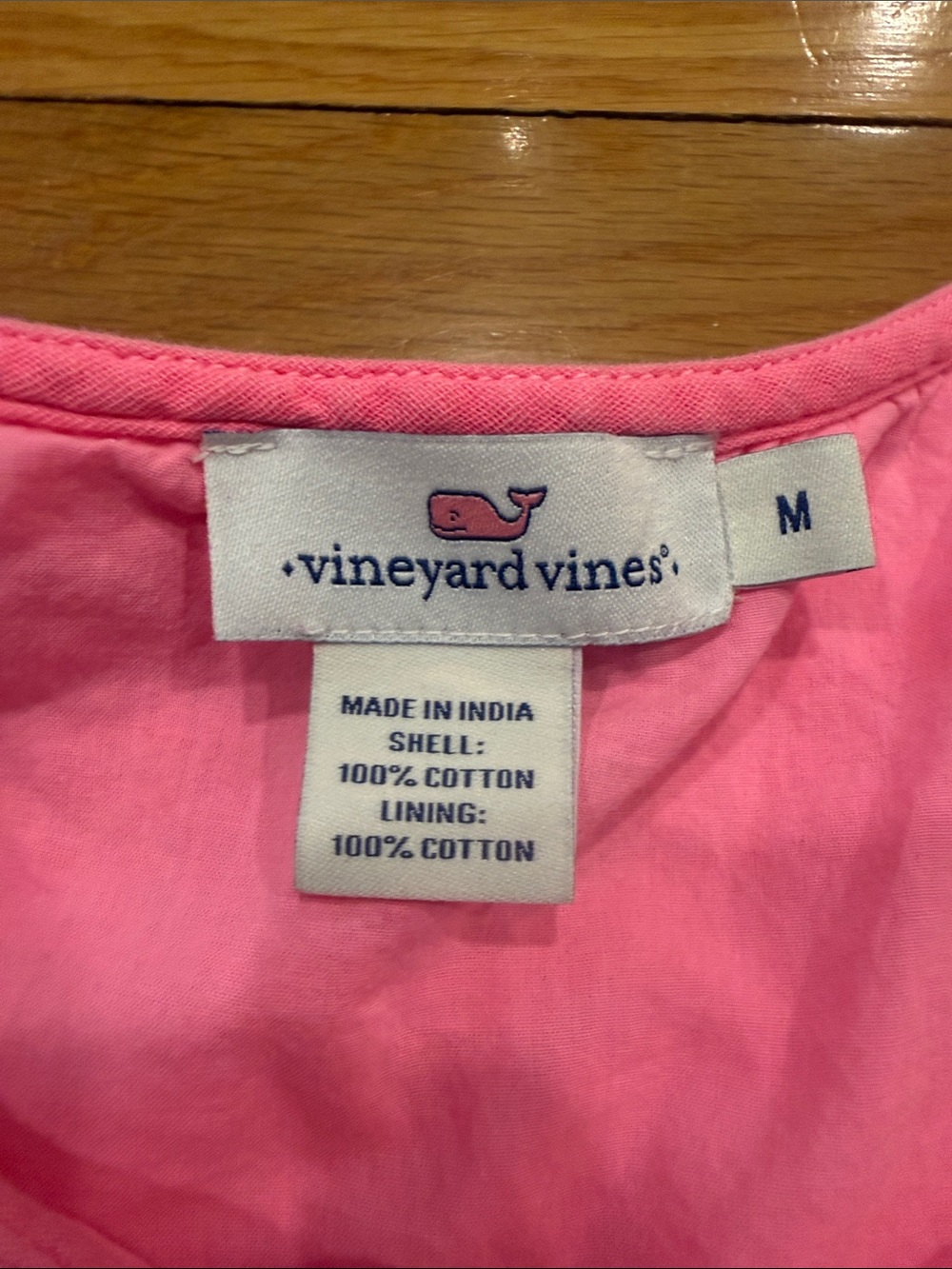 Vineyard vine pink dress with tassels size medium. - Picture 4 of 7